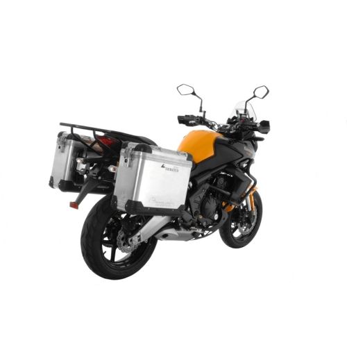 01-408-5750-0 ZEGA Pro systeme de coffre aluminium 31/31 litre avec support acier noir pour Kawasaki Versys 650 (2010-2014)