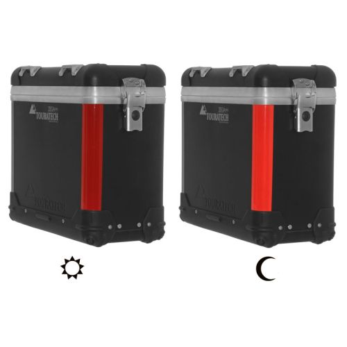 01-050-0887-0 Tiras reflectantes en *rojo* para los bordes de la maleta ZEGA Pro / ZEGA Pro2 (Se incluye en el envio: 2 adhesivos)