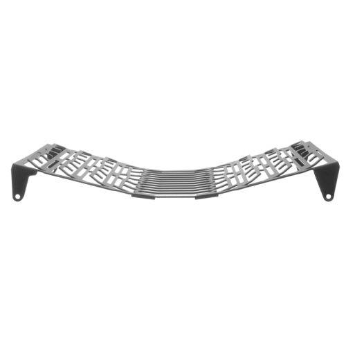 01-422-5015-0 Protector del radiador para Triumph Tiger Explorer, negro anodizado