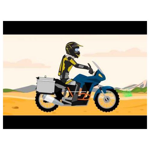 01-420-5882-0 Touratech Tubo amortiguador de la suspension para Triumph Tiger 800 XC 2011-2015 tipo Level2