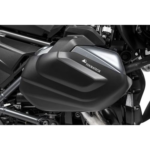 01-037-5132-0 Proteccion del cilindro de aluminio negro (juego) para BMW R1250GS / R1250R / R1250RS / R1250RT
