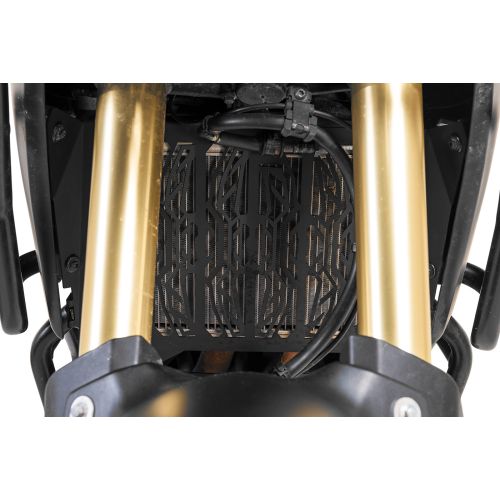 01-632-5015-0 Protector de radiador negro para Yamaha Tenere 700 (-2024)