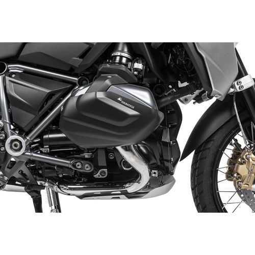 01-037-5132-0 Proteccion del cilindro de aluminio negro (juego) para BMW R1250GS / R1250R / R1250RS / R1250RT
