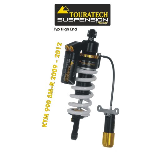 01-058-0046-0 Ressort-amortisseur de suspension Touratech pour KTM 990 SM-R (2009-2012) Typ HighEnd
