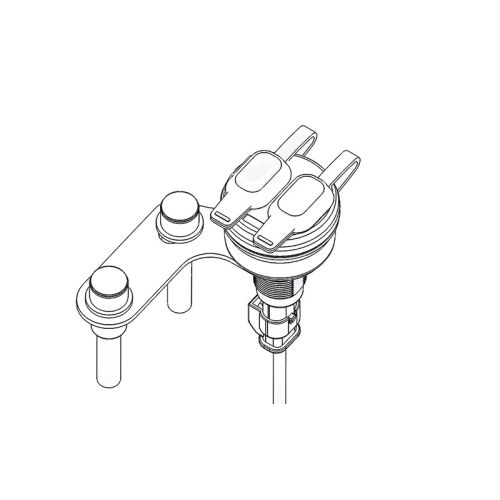 01-030-0089-0 Double prise USB pour montage sur collier de guidon