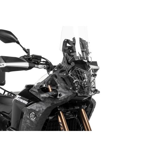 01-632-5096-0 Headlamp guard black with quick release fastener for Yamaha Tenere 700 World Raid *OFFROAD USE ONLY*