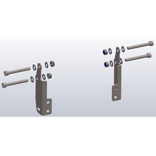 01-401-5152-0 Adapter set Engine guard without fairing crash bar for Honda XL750 Transalp