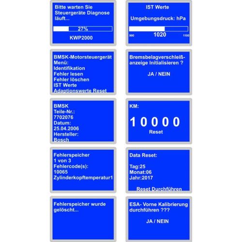 01-030-0105-0 Appareil de diagnostic Duonix Bikescan-100 pour motos avec connecteur de diagnostic 10 poles