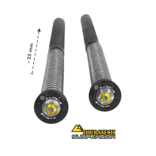 01-402-5877-0 Kit Touratech Suspension Cartridge abaissement -25mm pour Honda CRF1000L Africa Twin 2015-2017