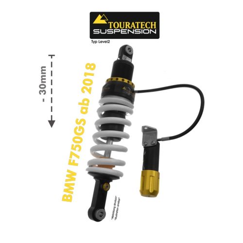 01-082-5861-0 Ajuste de suspension inferior Touratech -30mm para BMW F750GS a partir 2018 tipoLevel2