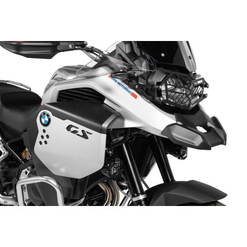 01-082-5096-0 Proteccion de acero inoxidable para los faros, negra, con cierre rapido  para BMW F900GS Adventure/ F850GS Adventure *OFFROAD USE ONLY*