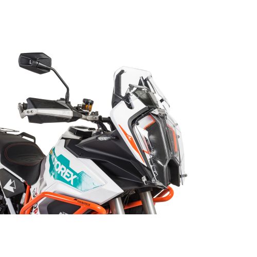 01-373-5090-0 Protection de phare Makrolon noir a attache rapide, pour KTM 1290 Super Adventure S/R (2021-) *OFFROAD USE ONLY*