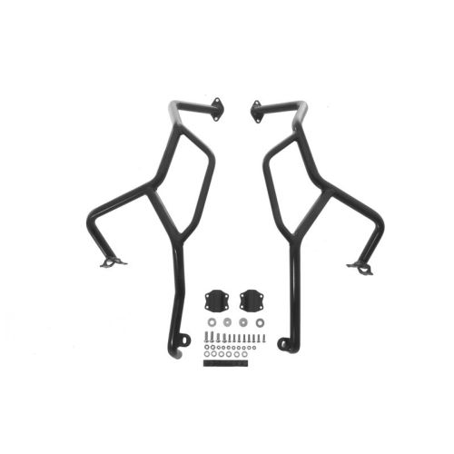 01-048-5160-0 Extension de l'arceau de protection acier inoxydable noir pour BMW F700GS, F800GS a partir de 2013