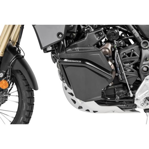 01-632-5168-0 Skrzynka narzędziowa z lewym gmolem dolnym, czarny, stal nierdzewna do Yamahy Tenere 700