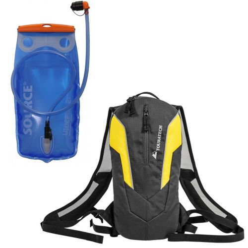 01-055-0268-0 Mochila de hidratacion Touratech Yellow, con bolsa de hidratacion