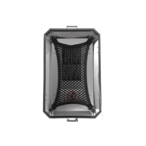 01-050-0821-0 Luggage net M, for pannier lids, original aluminum case BMW R1250GS/ Adventure, R1200GS Adventure, F900GS Adventure, F850GS/ Adventure, F800GS/ Adventure