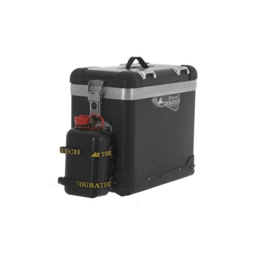 01-050-3212-0 ZEGA Pro2 conjunto de soporte para accesorios, placa de adaptacion del bidon de reserva con bidon de reserva Touratech 2 litros