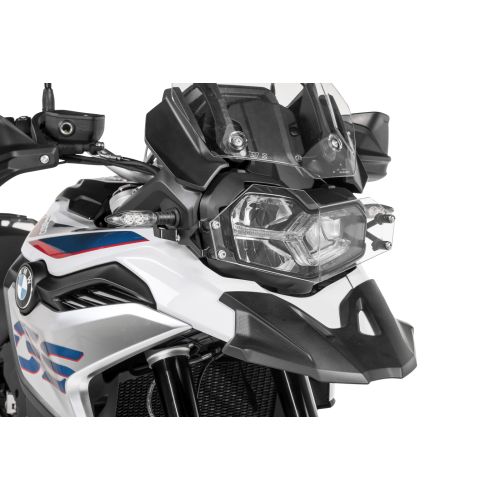 01-082-5090-0 Headlight protector makrolon with quick release fastener for BMW F850GS / F750GS *OFFROAD USE ONLY*