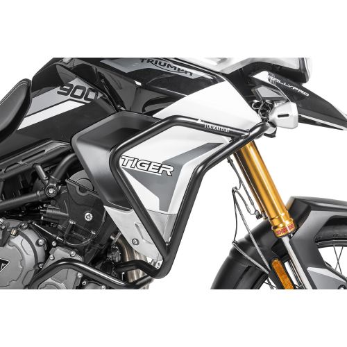 01-421-5161-0 Estribo de proteccion de revestimiento negro para Triumph Tiger 900 (-2023)