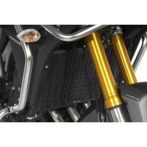 01-630-5015-0 Protector del radiador para Yamaha MT-09 Tracer, negro de aluminio