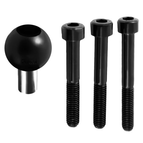 01-068-0022-0 Esfera de RAM Mount con orificio y tornillo
