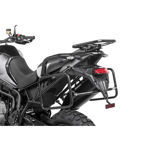 01-421-5560-0 Stainless steel pannier rack black for Triumph Tiger 900