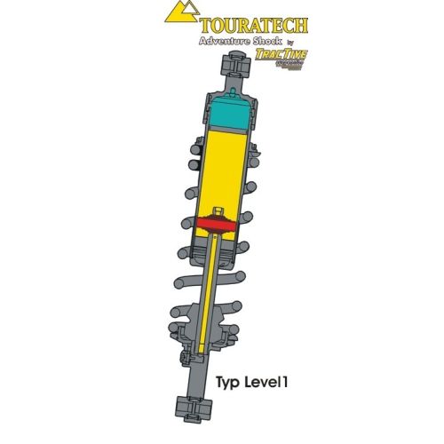 01-300-5860-0 Tubo amortiguador de la suspension Touratech para BMW F650GS DAKAR a partir de 2000 modelo Level1