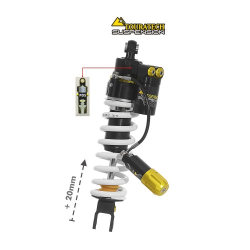 01-403-5872-0 Tubo amortiguador de la suspension Touratech para Honda CRF1100L Africa Twin desde 2020 modelo Extreme Altura +20mm