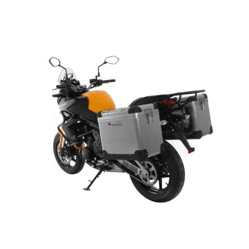 01-408-5770-0 ZEGA Pro sistema de maletas 45/45 litro con soporte acero negro para Kawasaki Versys 650 (2010-2014)
