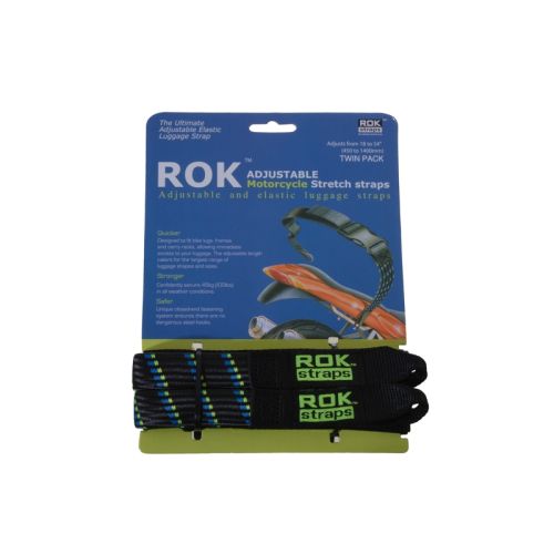 01-055-0406-0 Rokstraps STRAP IT™ Motorbike Adjustable *black-blue/green*