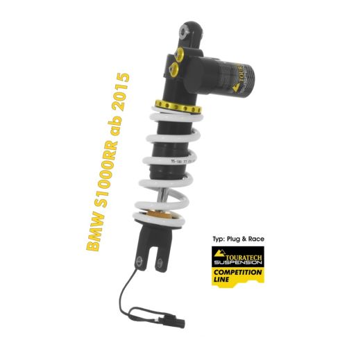 01-058-0053-0 Touratech Suspension Competition Plug & Race Shock Absorber for BMW S1000RR from 2015