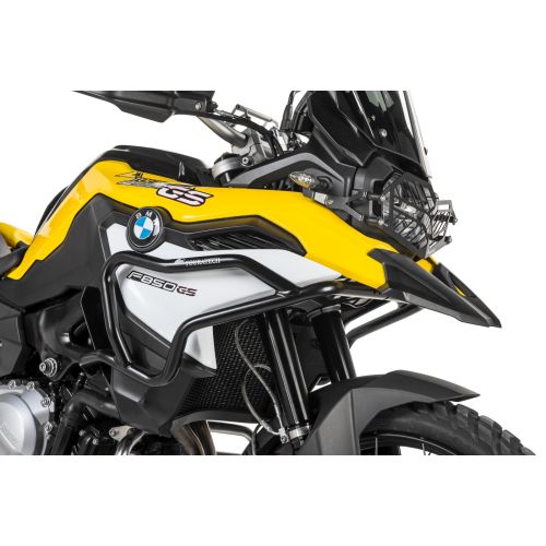 01-082-5163-0 Estribo de proteccion acero inoxidable, negro para BMW F850GS/ F800GS (2024-)/ F750GS
