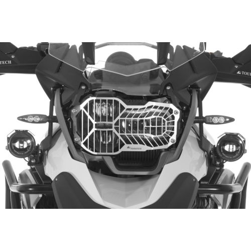 01-045-5093-0 Osłona reflektora ze stali nierdzewnej z mocowaniem na szybkozłączkach do reflektora LED BMW R1250GS/ R1250GS Adventure/ R1200GS od 2013 *OFFROAD USE ONLY*