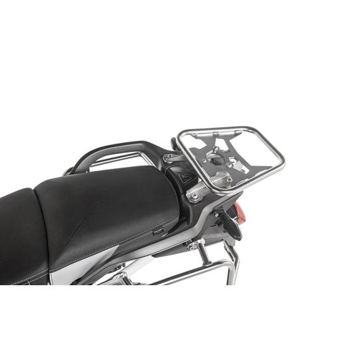 01-421-5455-0 Stelaż pod Topcase ZEGA, stal nierdzewna, srebrny do Triumph Tiger 900 Rally