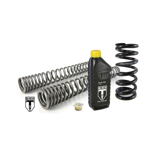 01-042-5837-0 Ressorts de rechange BLACK-T progressifs pour la fourche et l'amortisseur Stage1pour BMW RnineT Scrambler/UrbanG/S (2015-2020)