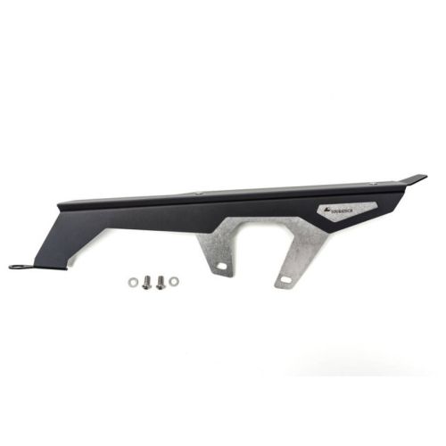 01-371-5045-0 Protector de cadena anodizado negro, para KTM 1050 Adventure/ 1090 Adventure/ 1290 Super Adventure (-2020)/ 1190 Adventure/ 1190 Adventure R