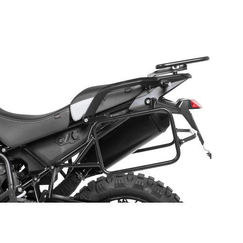 01-421-5560-0 Portamaletas de acero negro para Triumph Tiger 900