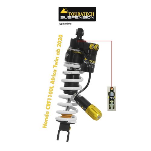 01-403-5871-0 Tubo amortiguador de la suspension Touratech para Honda CRF1100L Africa Twin desde 2020 modelo Extreme