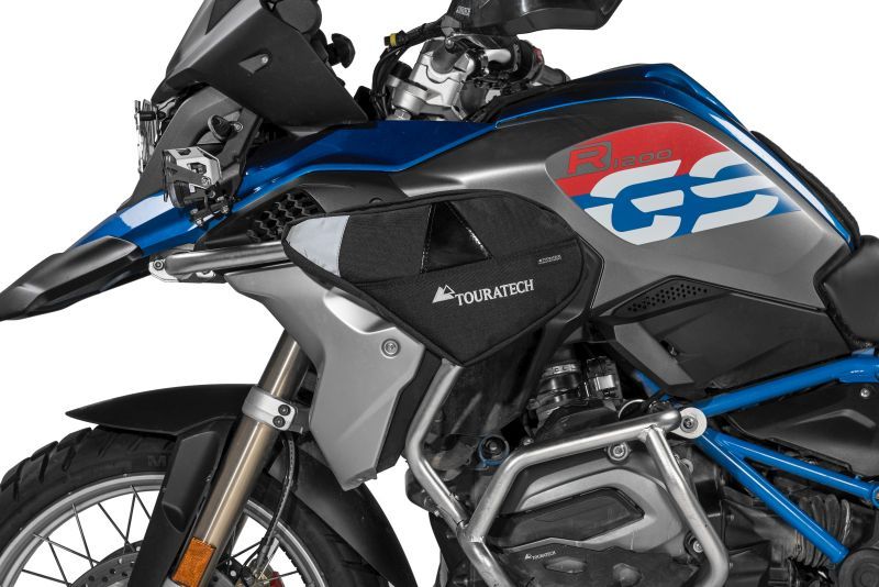 Crash bar bags Ambato for 045 5168 045 5171 for BMW R1200GS LC from 2017 and 037 5161 037 5163 for R1250GS 1 pair Touratech Online shop for motorbike accessories