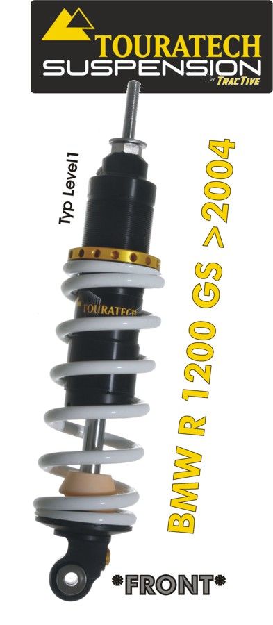 Touratech Suspension *front* shock absorber for BMW R1200GS* (2004-2012)  type *Level1*