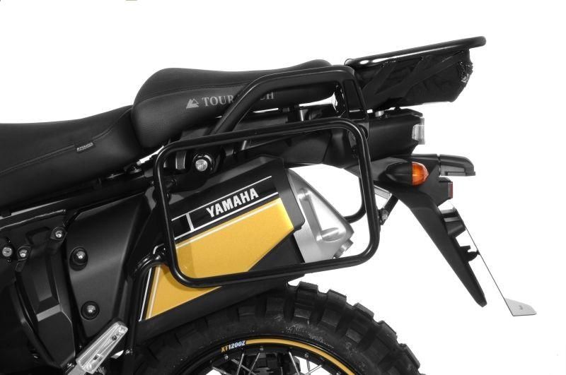Stainless steel pannier rack black for Yamaha XT1200Z ZE Super Tenere Touratech Online shop for motorbike accessories