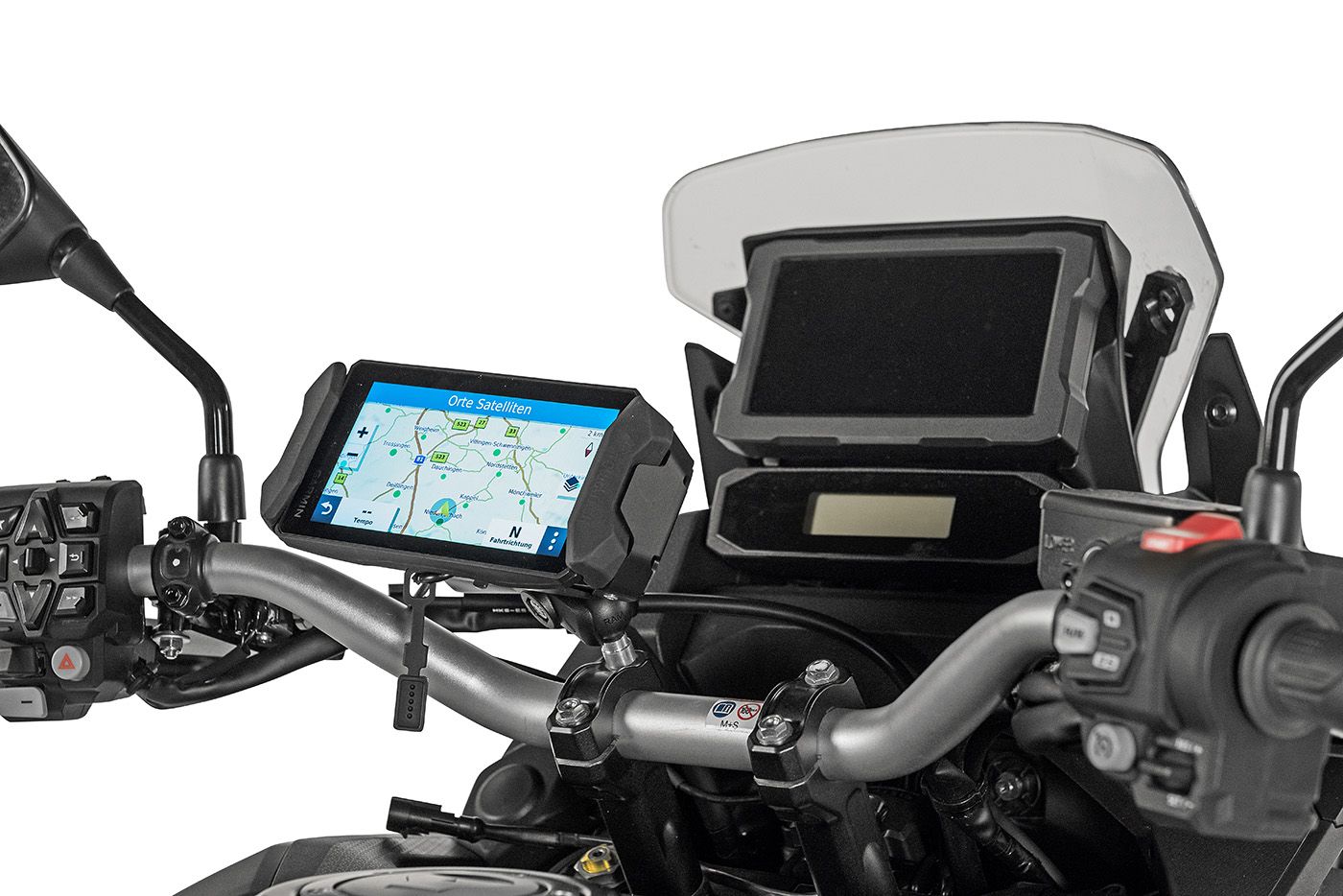 Handlebar mount for Zumo XT black | Touratech: Online for motorbike accessories