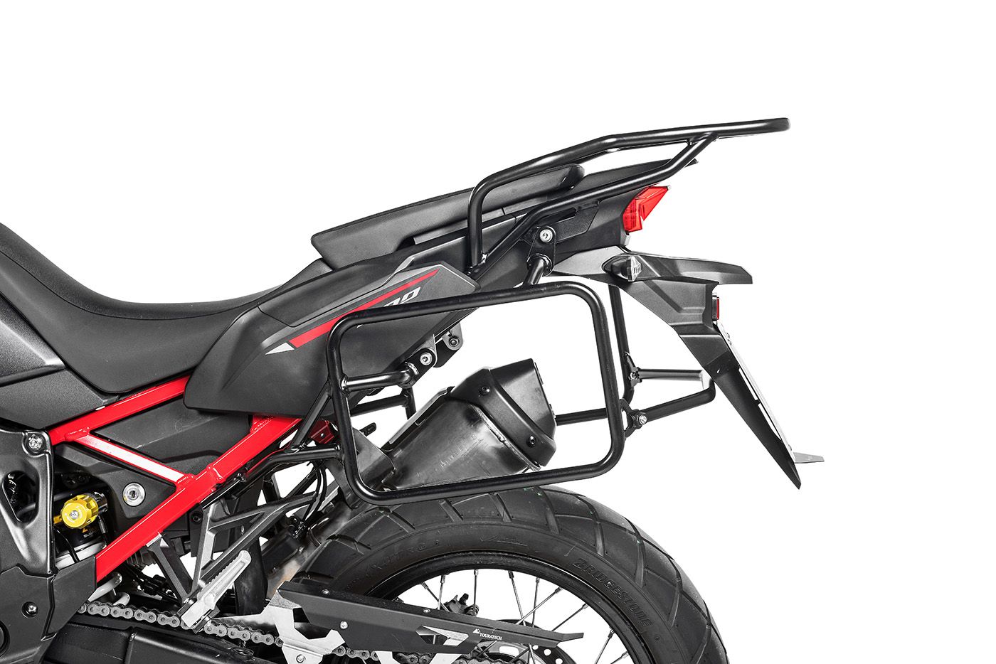 ミナトレカ Stainless steel pannier rack black for Honda CRF1100L Africa Twin
