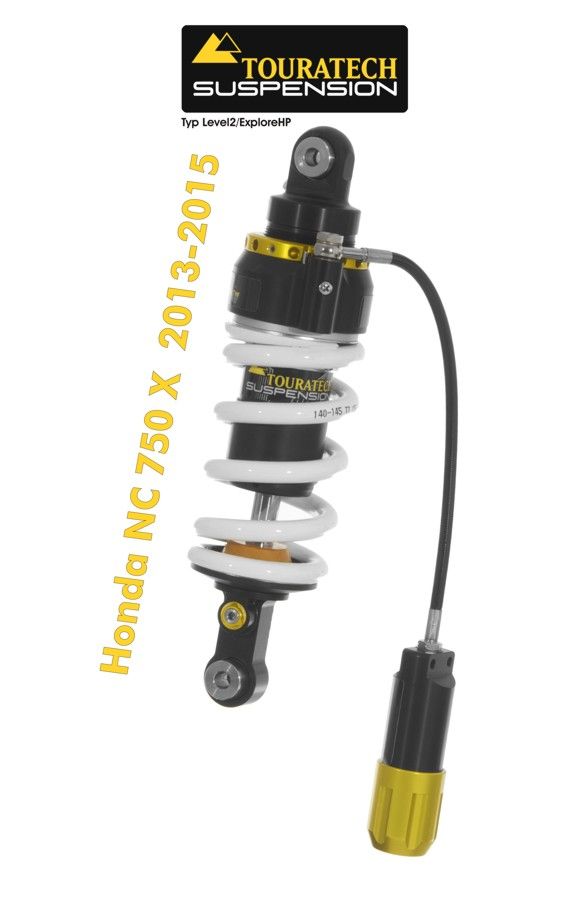 セイクリッドdtcシク Touratech Suspension shock absorber for Honda NC750X (2013-2015