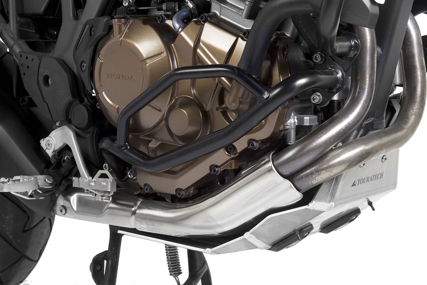 Engine crash bar stainless steel black for Honda CRF1000L Africa