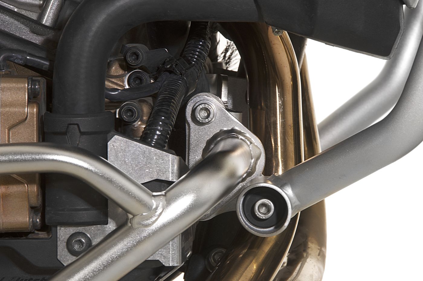 Mount for Touratech engine crash bar with original crash bar for Honda  CRF1000L Africa Twin