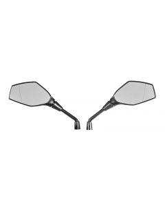 Safety rear-view mirror set, aspherical, right-hand thread M10 x 1.5 - for BMW