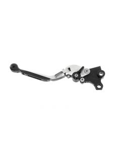 Clutch lever set, silver, for BMW F800GS, F650 GS (Twin), F800R, F800S, F800ST, road legal