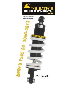 Touratech Suspension *rear* shock absorber for BMW R1200GS* (2004-2012) type *Level1*