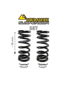 Replacement springs Height lowering kit -20mm, for BMW R1200GS (LC) Adventure 2014-2018 "Original shocks with BMW Dynamic ESA"